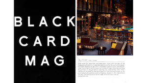 "Black Card Mag" article on sky hotel