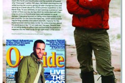 Magazine article on Eric Larsen