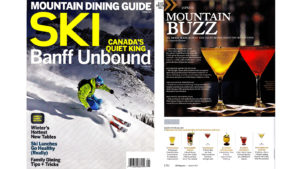 "Ski" magazine cover and article