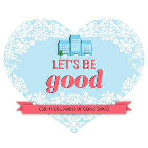 "Let's be good" graphic art
