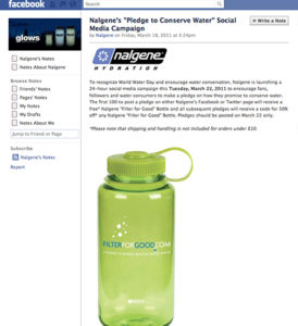 Nalgene facebook post