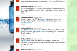 Nalgene twitter feed