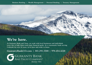 "Guaranty Bank and Trust Company" ad