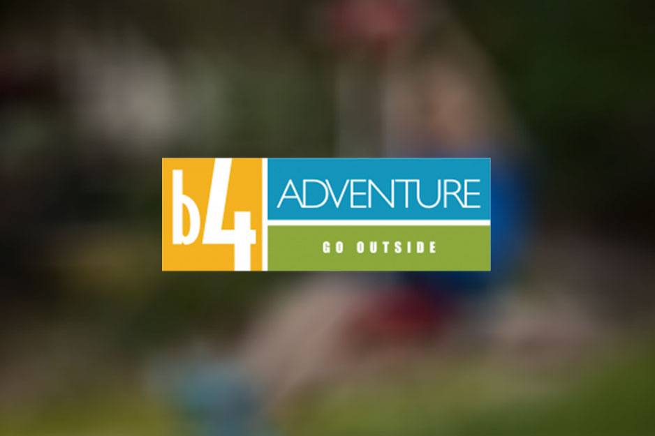 "b4 adventure" logo