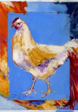 Neva Bergemann rooster painting