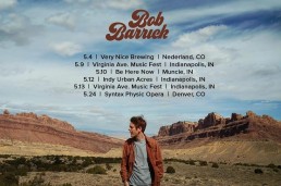 Bob Barrick tour date poster
