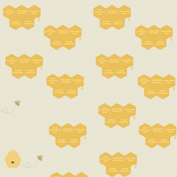 Bee hive infographic