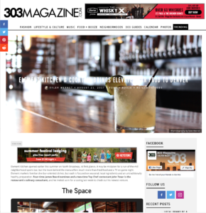 303 Magazine article Element Kitchen and Cocktail