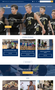 Gold Crown Foundation website homepage