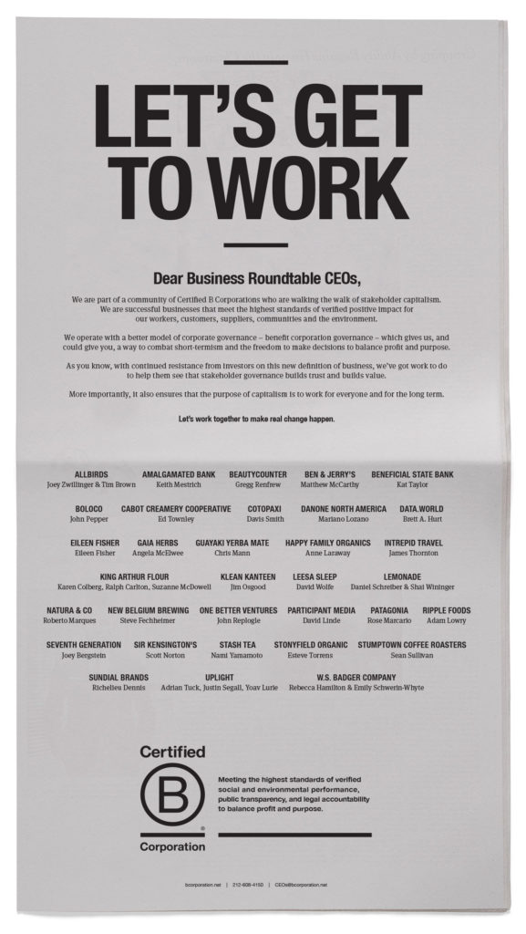 NYT Let's Get to Work Ad