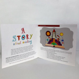 A Story about reading inside spread
