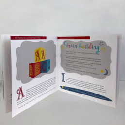 Inside book with building blocks
