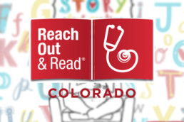 blurred image, Reach out and Reach Colorado logo