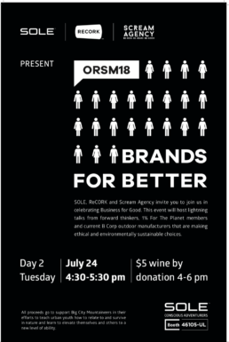 SOLE Brands for Better poster