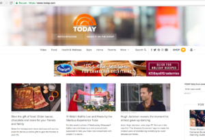 Today Show website Homepage